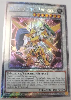 Power Tool Dragon RA04-EN135 Quarter Century Secret Rare NM Yugioh + Platinum - Image 2