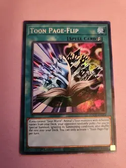Yu-Gi-Oh Toon Page-Flip TOCH-EN004 (Collectors Rare) 1st Edition N/M - Image 1