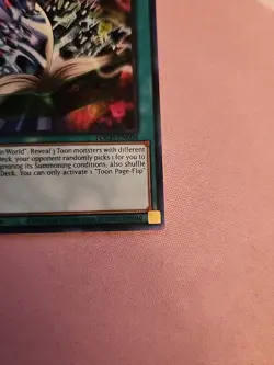 Yu-Gi-Oh Toon Page-Flip TOCH-EN004 (Collectors Rare) 1st Edition N/M - Image 5