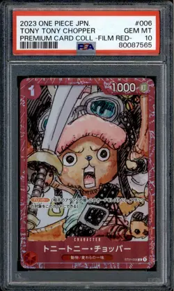 Tony Tony Chopper - ST01-006 - PSA 10 - Film Red Collection - Promo - One Piece - Image 1