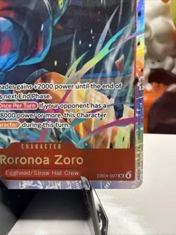 Roronoa Zoro - NM SR EB04-007 One Piece TCG Adventure on Kami's Island (2) - Image 3
