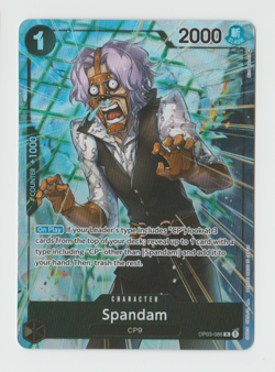 Spandam (Alternate Art) OP03-086 One Piece Pillars of Strength - Image 1
