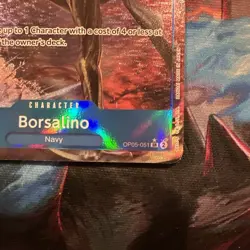 Borsalino OP05-051 SR Alt Art Awakening Of The New Era One Piece TCG NM English - Image 4