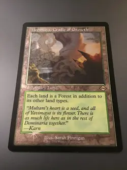 MTG Modern Horizons 2 #441 Retro Frame Yavimaya, Cradle of Growth Etched Foil - Image 1
