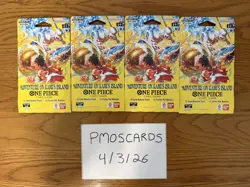 One Piece Op15 Adventure On Kami’s Island Sleeved Booster Pack (Lot of 4) - Image 1
