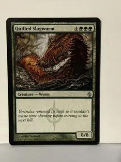 Quilled Slagwurm 89 Mirrodin Besieged NM MTG Magic Fast Shipping - Image 1