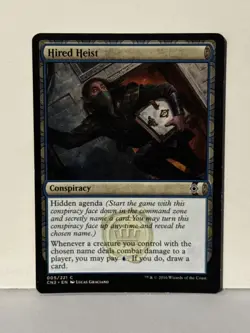 Hired Heist 5 Conspiracy: Take the Crown NM MTG Magic Fast Shipping - Image 1