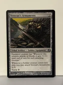Veteran's Armaments 146 Morningtide NM MTG Magic Fast Shipping - Image 1
