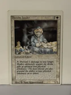 Samite Healer RARE MISCUT Revised Edition NM MTG Magic Fast Shipping - Image 1