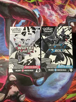 Pokemon TCG Black Bolt & White Flare Booster Bundles, NEW & SEALED - Image 1