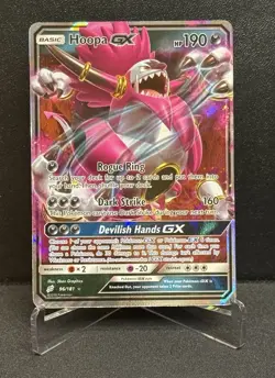 Pokemon TCG Hoopa GX 96/181 Team Up Holo - Image 1