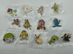 Pokemon TCG 14 Mythical Pokemon Enamel Pin Lot Mew Celebi Jirachi Arceus Darkrai - Image 1