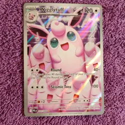 Pokemon Wigglytuff 105/094 Phantasmal Flames Illustration Rare Holo 120 HP 2025 - Image 3