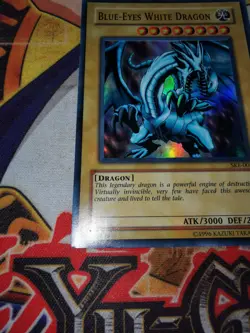 Blue-Eyes White Dragon ske-001 Unltd Ed (LP/MP) Super Rare Yu-Gi-Oh! - Image 3