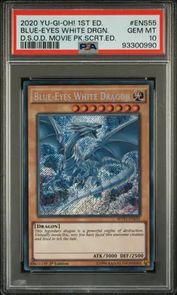 2020 1ST ED #ENS55 BLUE-EYES WHITE DRAGON PSA 10 - Image 1