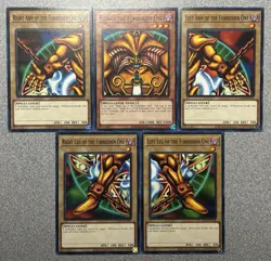 Exodia the Forbidden One LDK2-ENY04-ENY08 Complete Full Set Unlimited NM - Image 1