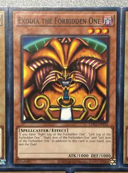 Exodia the Forbidden One LDK2-ENY04-ENY08 Complete Full Set Unlimited NM - Image 2
