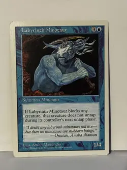 Labyrinth Minotaur Fifth Edition NM MTG Magic Fast Shipping - Image 1