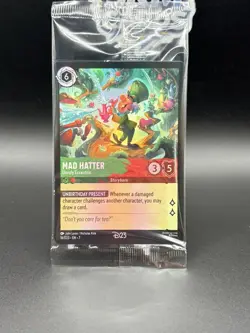 Mad Hatter Unruly Eccentric 16/D23 Lorcana Promo Foil NM Sealed - Image 3