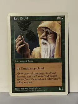 Ley Druid Fifth Edition NM MTG Magic Fast Shipping - Image 1