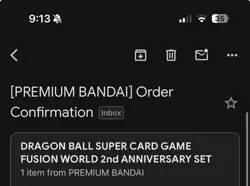 PRESALE Dragon Ball Super Card Game Fusion World 2nd Anniversary Set Bandai - Image 3