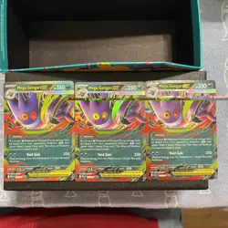 Mega Gengar ex 125/217 Me: Ascended Heroes Holo Mint Pokemon card Lot of 3 - Image 1