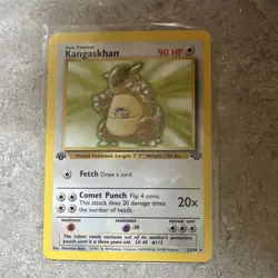 Pokemon Kangaskhan Jungle 21/64 Rare 1st Edition Regular 90 HP Card English - Image 1