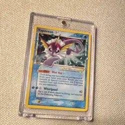 Pokemon Vaporeon Star EX Power Keepers 102/108 Ultra Rare Holo 70 HP Card - Image 1