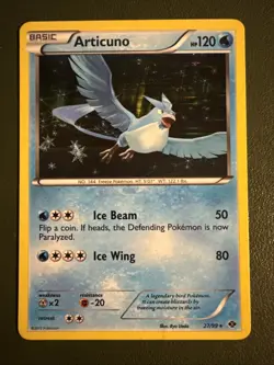 Pokemon TCG Articuno 27/99 Next Destinies Rare Holo Card - Image 1
