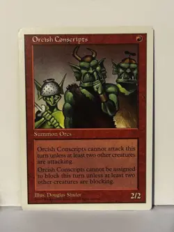 Orcish Conscripts Fifth Edition NM MTG Magic Fast Shipping - Image 1