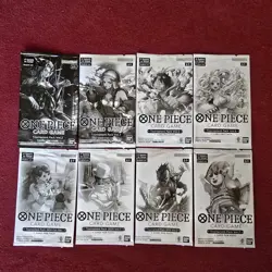 One Piece TCG Sealed Promo Cards Lot of 8 English Version - Image 1