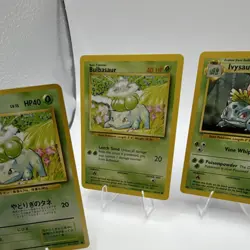 Pokemon Card Lot 4 Bulbasaur Ivysaur Venusaur Base Set Regular Standard English - Image 3