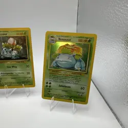 Pokemon Card Lot 4 Bulbasaur Ivysaur Venusaur Base Set Regular Standard English - Image 5