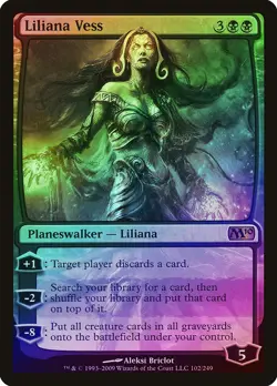 Liliana Vess FOIL Magic 2010 / M10 NM Black Mythic Rare MAGIC CARD ABUGames - Image 1