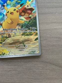 Pokemon Pikachu TCG Black Star ETB Promo Card 2023 SVP027 Paldea Evolved - Image 5