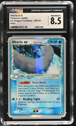 CGC 8.5 Altaria ex 2006 EX Dragon Frontiers 90/101 Holo Pokemon Card - Image 1