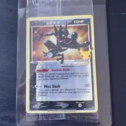 Pokemon TCG Greninja Gold Star SWSH144 25th Celebrations Promo Card Sealed #2 - Image 1
