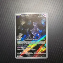 Pokemon TCG Mewtwo 052 SV: Scarlet & Violet Promo Holo Card 130 HP Psychic - Image 1