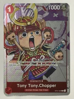 One Piece Card Game Tony Tony.Chopper ST01-006 Alternate Art 25th Anniversary - Image 1