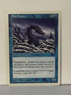 Sea Serpent Fifth Edition NM MTG Magic Fast Shipping - Image 1
