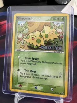 Pokemon TCG Shroomish EX Deoxys Card 72/107 Reverse Holo Stamped NM - Image 5