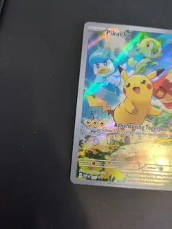 Pikachu 027 Scarlet & Violet Paldea Evolved Black Star Promo SVP Pokemon Card - Image 3