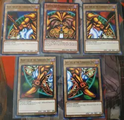 Exodia the Forbidden One LDK2 Common NM YUGIOH! TCG Complete 5 Card Set - Image 1