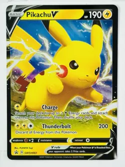 Pikachu V - Promo SWSH: Sword & Shield Promo Cards SWSH061 NM - Image 1