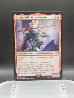Firion Wild Rose Warrior #137 NM/M Final Fantasy MTG Magic Red Rare Card - Image 1