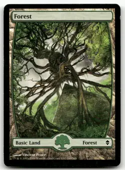 Forest (249) - Full Art #249 (NM) Zendikar ZEN Magic MTG - Image 1