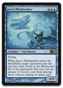 Jace's Mindseeker #61 (LP) Magic 2014 M14 Magic MTG - Image 1