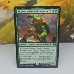 Wizards of the Coast Michelangelo, Weirdness to 11 Rare Green R 0121 - Image 1