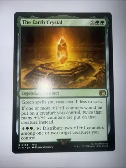 The Earth Crystal #184 - MTG x Final Fantasy - Non Foil NM Magic the Gathering - Image 1