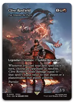 Clive Rosfield - Vial Smasher the Fierce (Showcase) #59 NM Final Fantasy - Image 1